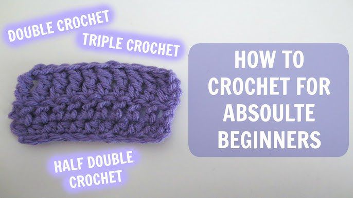 Crochet stitches for beginners